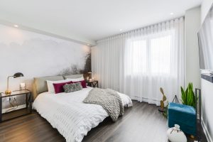 chambre - condo modèle - Skyblu - condos à vendre - Mirabel