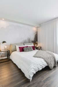 chambre - condo modèle - Skyblu - condos à vendre - Mirabel