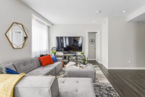 salon - condo modèle - Skyblu - condos à vendre - Mirabel