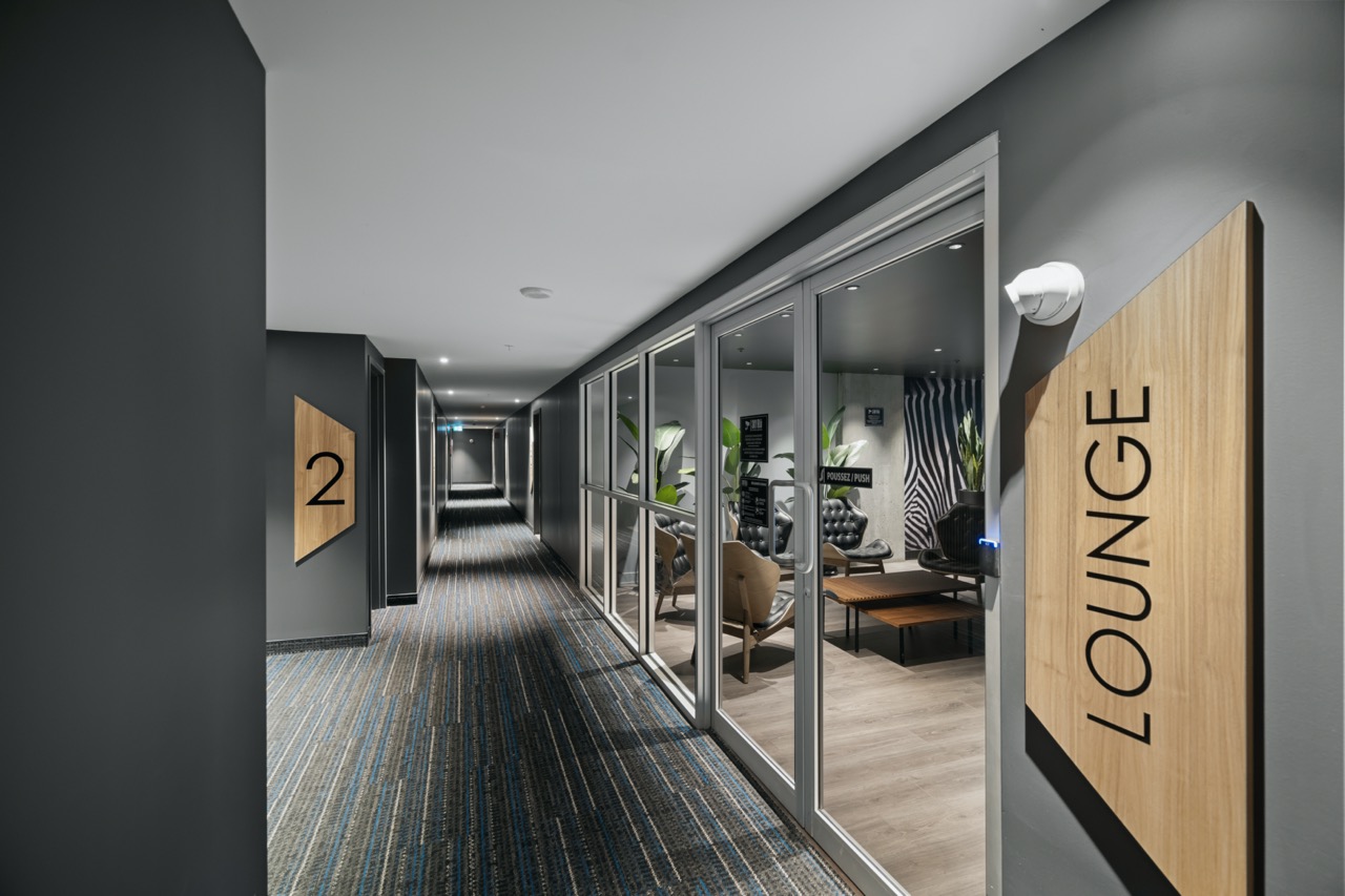 Lounge - Skyblu condos - condos à vendre - Cité Mirabel - condos à vendre rive-nord