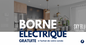 #DesignModerne #CondoSkyblu #Promotion #VivreEnCondo #Immobilier #VoitureElectrique #CitéMirabel Promo Condo Skyblü Mirabel